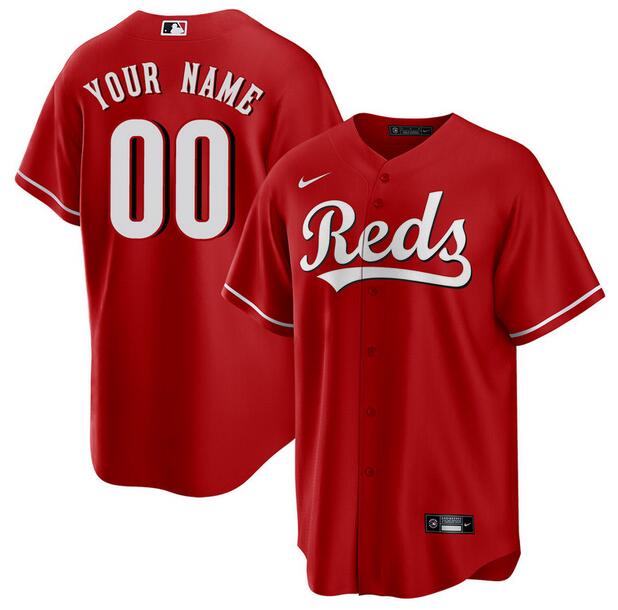 Men's Cincinnati Reds Customized Cool Base Stitched Baseball Jersey